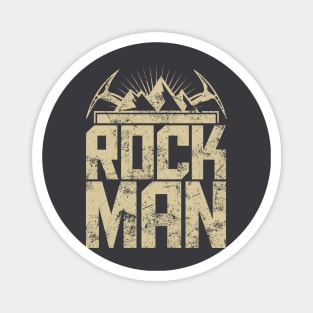 ROCKMAN climbing mountain T shirt ROCK MAN Magnet